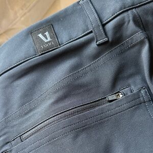 Vuori Charcoal Trousers with Zip Pocket